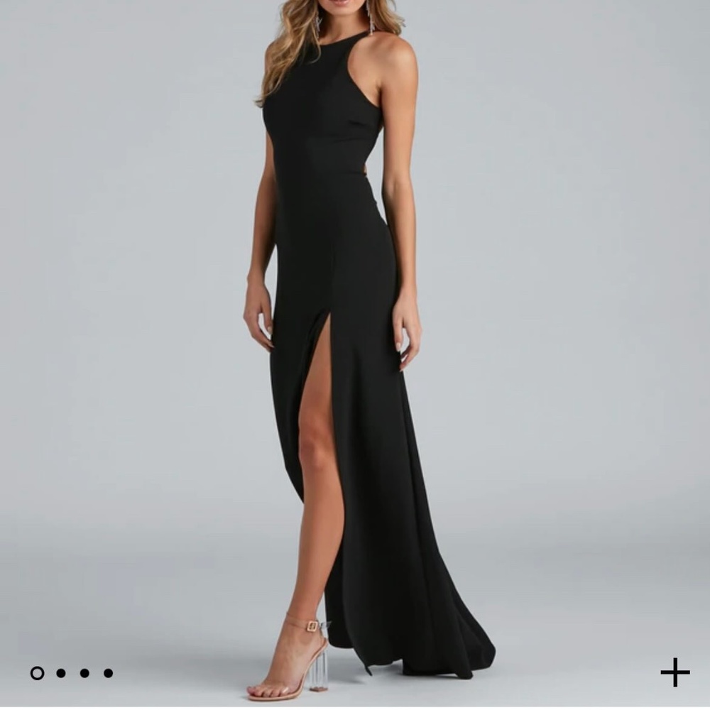 Windsor Dress - black, formal, open-back dress - Picture 6 of 6